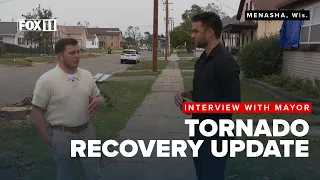 Menasha mayor gives update 1 month since EF-3 tornado | Full interview