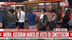 En vivo desde Constitución con la mamá de Briana, una de los menores desaparecidos