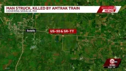 Sedalia man struck, killed by Amtrak train in Pettis County