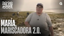 María, MARISCADORA 2.0. | COS PÉS NO MAR