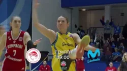 MEGA NEWS | Eurocup Μπάσκετ Women: Ολυμπιακός - Εστουντιάντες | Πέμπτη 22/1, 19:00 (trailer)