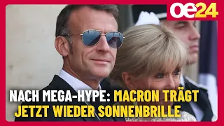 After the mega hype: Macron is wearing sunglasses again