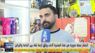 انتشار عملة مزورة من فئة العشرة آلاف يخلق أزمة ثقة بين الباعة والزبائن