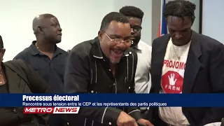Processus électoral | Rencontre sous tension entre le CEP et les représentants des partis politiques