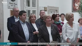 Az intézmény egykori igazgatójáról neveztek el egy termet a zeneiskolában - 2026.10.03.