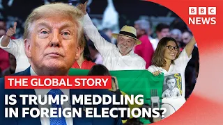 Is Trump trying to influence foreign elections? | BBC News