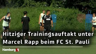 Hot Start to Training: Marcel Rapp Leads First Session at FC St. Pauli
