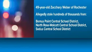Rochester man accused with stealing over $800 thousand from schools