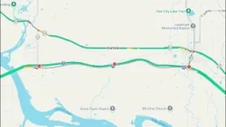 I-40 eastbound shut down for helicopter landing after semi truck crash