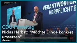 CDU-Parteitag: Grußwort von Niclas Herbst (Vorsitzender der CDU/CSU im EU-Parlament) | 21.02.26 CDU-Parteitag: Grußwort von Niclas Herbst (Vorsitzender der CDU/CSU im EU-Parlament) | 21.02.26