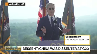 Bessent Says China Stopped Unanimous G20 Communique