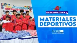 Movimiento Alexis Argüello entregó uniformes y materiales para apoyar el deporte