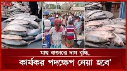 মুন্সীগঞ্জ মাছ বাজারে দাম আকাশছোঁয়া, ক্ষুব্ধ ক্রেতারা | Munshiganj | Fish Market | Somoy TV