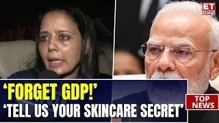 Mahua Moitra Mocks PM Modi Over 7.8% GDP Growth | ‘Tell Us Your Skin Glow Secret’ | ET Now
