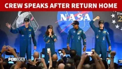 FULL: Artemis II astronauts speak one day after mission returns to Earth