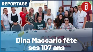 Dina Maccario celebrates her 107th birthday