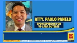 FULL EXCLUSIVE INTERVIEW: Atty. Paolo Panelo, spokesperson for Vice President Sara Duterte