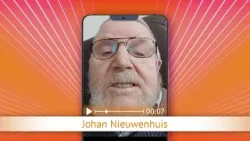 TV Oranje app videoboodschap - Johan Nieuwenhuis