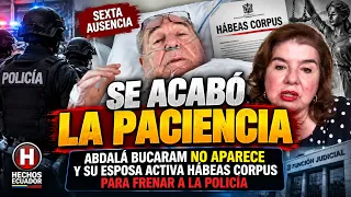 DILACIÓN O EMERGENCIA? Esposa de Bucaram busca FRENAR su detención tras orden del Tribunal Penal