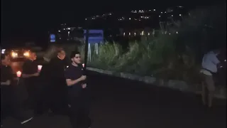 Fiaccolata per Antonio Perrotta: "di fronte alla violenza non si può restare indifferenti"