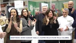 SIGEP RIMINI, IGINIO MASSARI TAGLIA IL NASTRO DELLO STAND DELLA CALABRIA