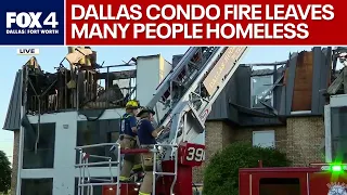 Dallas condo fire leaves 45 people homeless