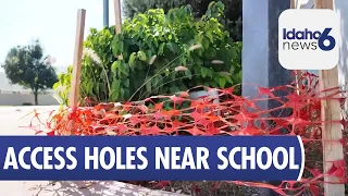 Meridian residents frustrated as dangerous holes remain near school bus stop for 9 months