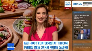 Cum reinterpretăm mâncărurile într-o variantă sănătoasă. Sfaturi de la nutriționistul Olivia Niță