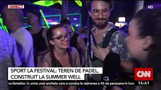 Sports at the festival: Padel court built at Summer Well