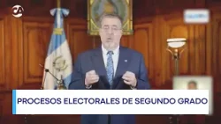 Presidente en cadena nacional