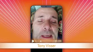 TV Oranje app video message - Tony Visser