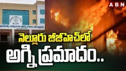 నెల్లూరు జీజీహెచ్‌లో అగ్ని ప్రమాదం.. | Fire Incident at Nellore GGH | ABN Telugu