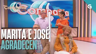 MARITA e JOSÉ agradecen a LABOR que fai o programa | EN COMPAÑÍA DE LOLI