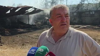 Top News- “Humba gjithçka!”/ Levani vuan pasojat e flakëve gjigande...tym e hi nga zjarri i madh