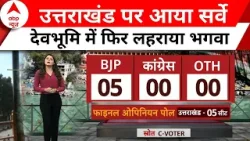 Uttarakhand C Voter Survey: उत्तराखंड की 5 सीटों पर सर्वे, कांग्रेस को लगा तगड़ा झटका ! Elections
