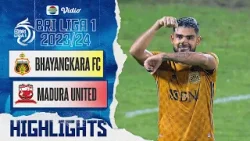 Bhayangkara Presisi Indonesia VS Madura United FC - Highlights | BRI Liga 1 2023/24