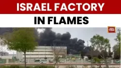 Missile Hits Factory! Massive Fire Erupts in Israel | Iran Attack Escalates | Middle East War