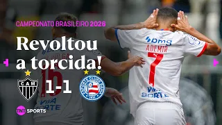 LEI DO EX E SIX SEVEN: ADEMIR CRAVA E PROVOCA TORCIDA DO GALO! ATLÉTICO-MG 1X1 BAHIA | BRASILEIRÃO
