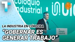 Llaryora highlights differences with Milei and calls for incentives for SMEs