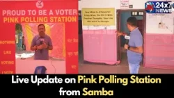 Pink Polling Stations Dedicated to Female Polling Staff and Female Security Personels