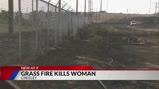 Grass fire near Greeley causes concern, power outage for nearby business
