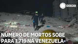 Earthquakes in Venezuela: Search enters day 5, and death toll reaches 1,719