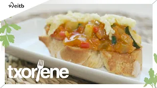 TXORIENE: Pisto pintxo berezia