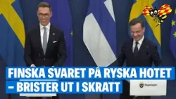 Finska svaret om ryska hotet – brister ut i skratt