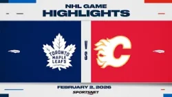 NHL Highlights | Maple Leafs vs. Flames - February 2, 2026