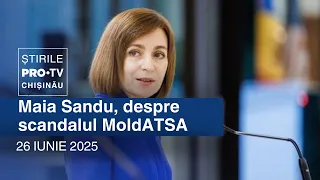 PRO TV News (13:00) | MAIA SANDU, ABOUT THE MOLDATSA SCANDAL | Moldova