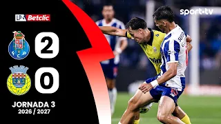 Resumo: FC Porto 2-0 Arouca - Liga Portugal Betclic | sport tv