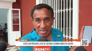 La Libertad: Video of alleged hit list sparks fear in Ascope