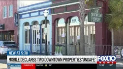 City of Mobile declares 2 more downtown properties unsafe, including former OK Bicycle Shop