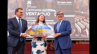 2026 Ventaglio Ceremony. Senate President La Russa meets the Parliamentary Press